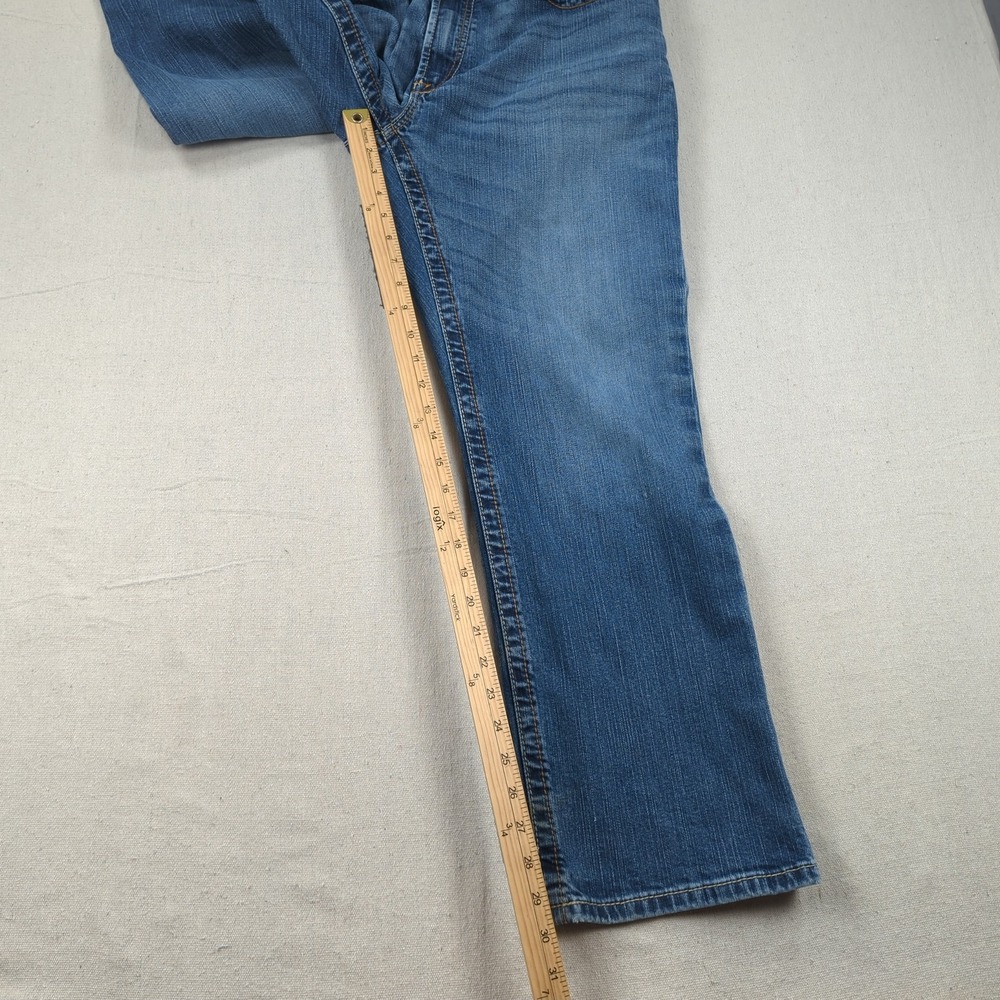 Ariat Jeans Mens 36x30 Blue M4 Relaxed Boot Cut FR Flame Resistant Utility - Picture 4 of 15